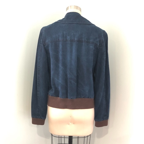 🌟HOST PICK🌟 Club Monaco Denim Bomber Jacket - Picture 6 of 10